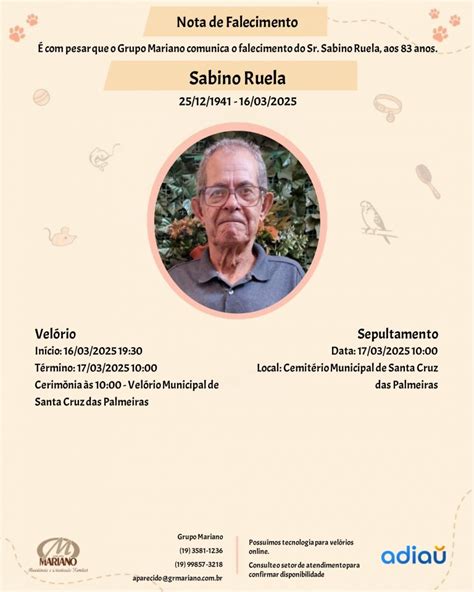 Obituários – Grupo Mariano.